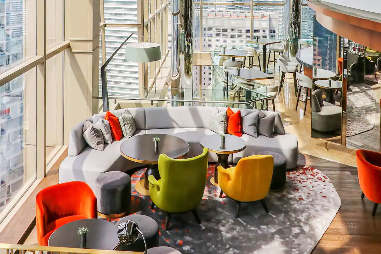 En af hotellets restauranter