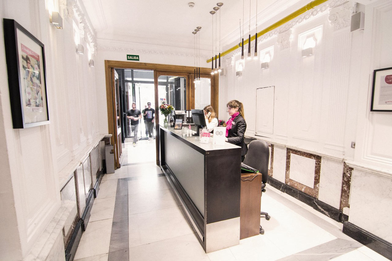 Hotellets reception