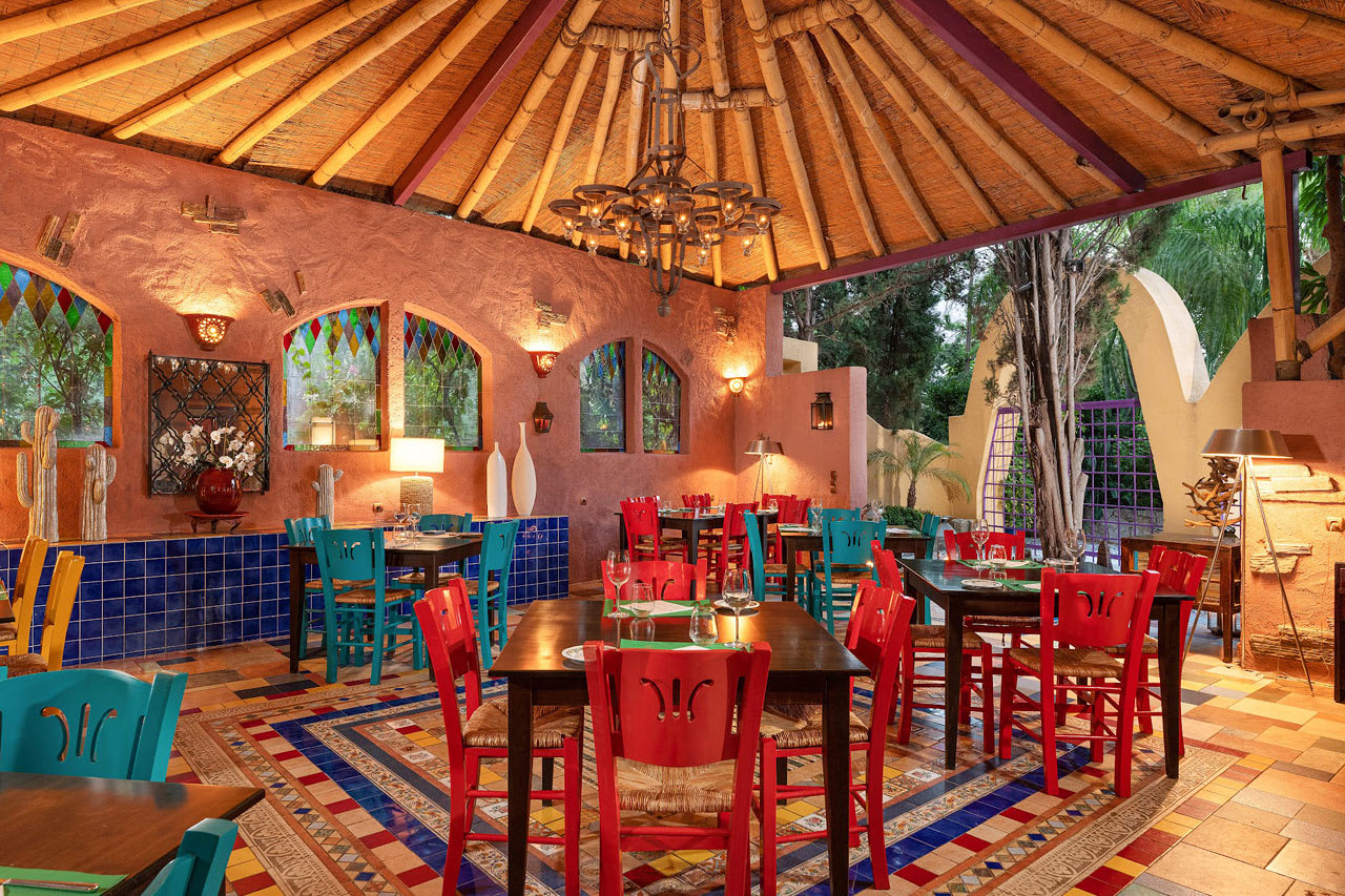 A la carte-restaurant med mexicanske retter