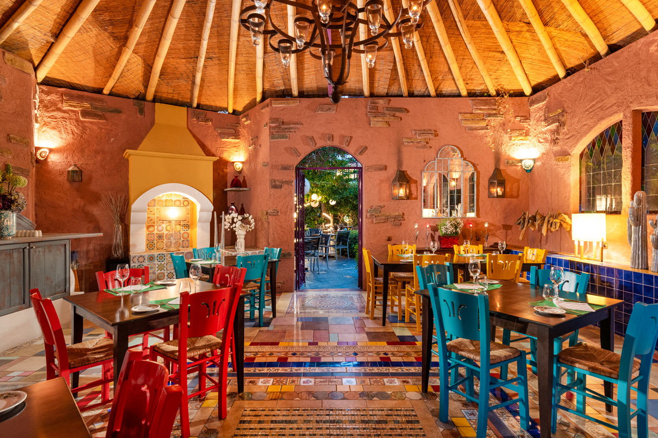 A la carte-restaurant med mexicanske retter