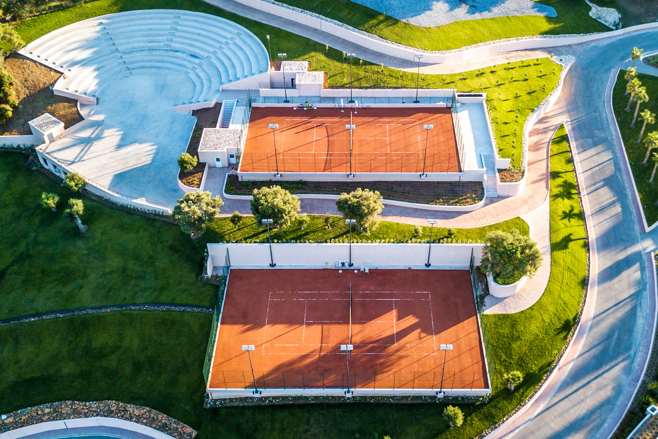 Hotellets tennisbaner