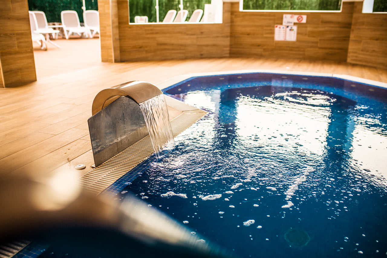 Boblebad i relaxafdelingen