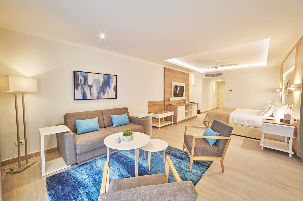 Juniorsuite med direkte pooladgang