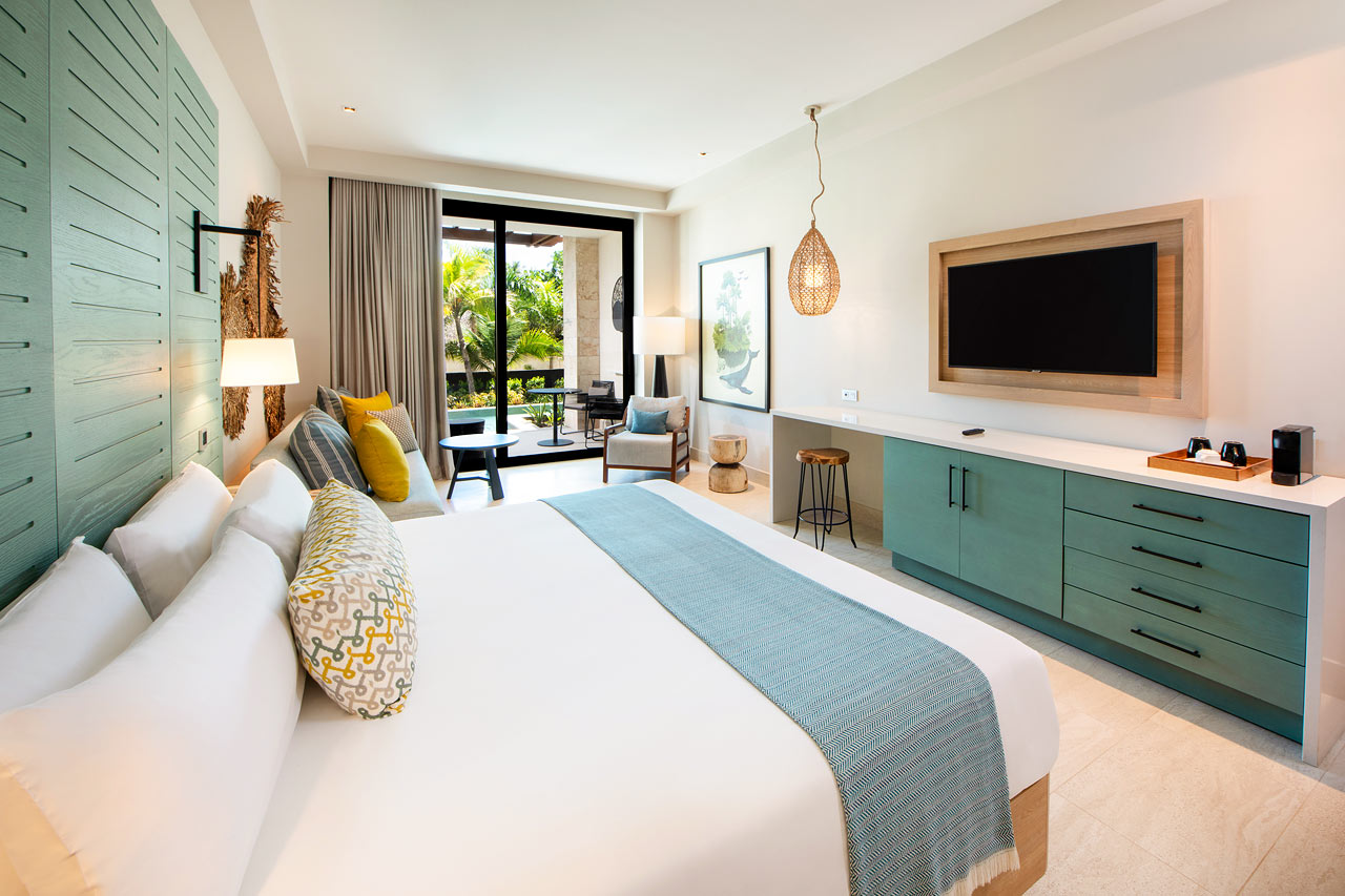 Juniorsuite med adgang til privat, delt pool