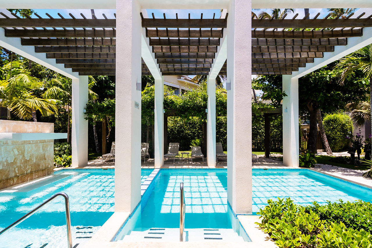 Pool ved hotellets spaafdeling