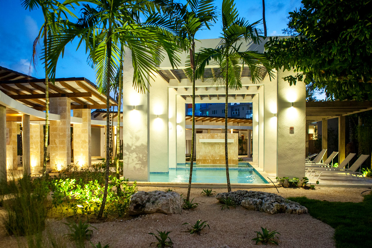 Pool ved hotellets spaafdeling